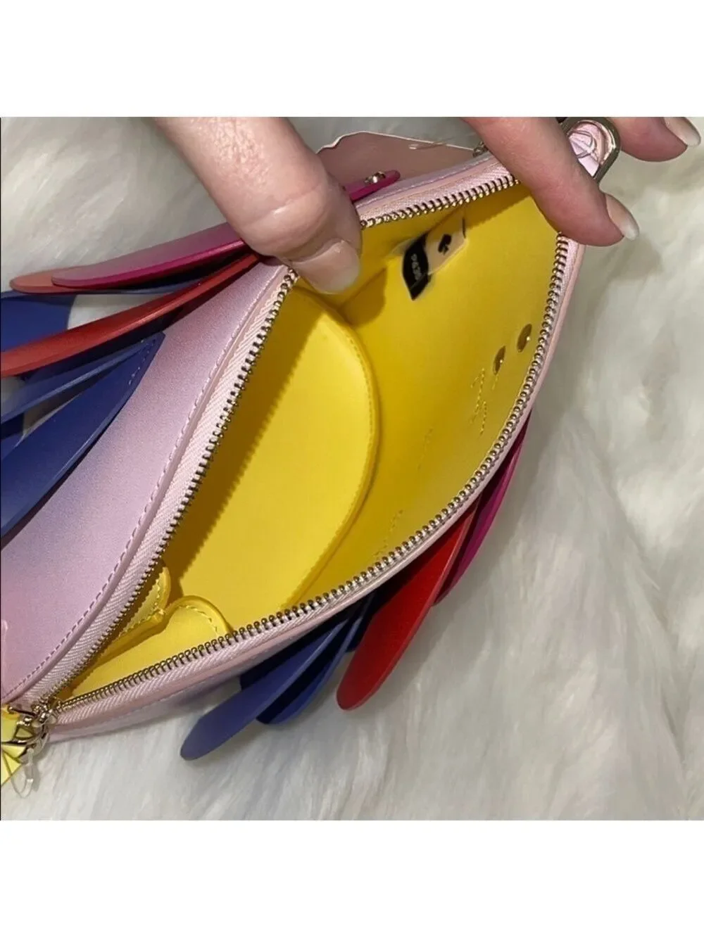Kate Spade Flock Party Parrot Crossbody & Matching Keychain NWT